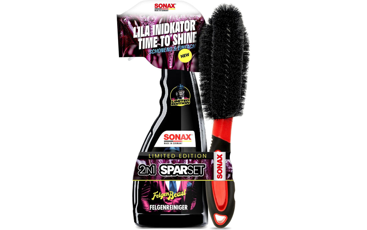 SONAX Set Felgen Beast mit Bürste Felgenreiniger 500 ml + Bürste