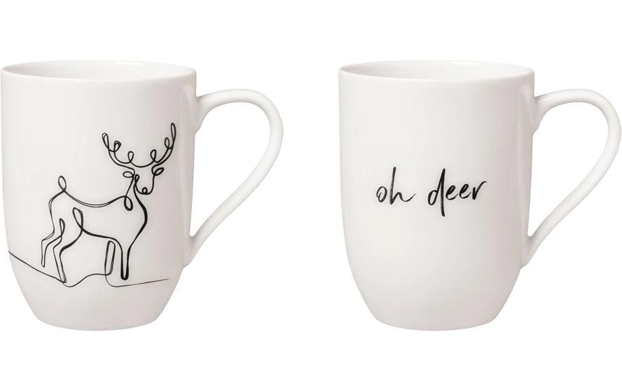 Villeroy & Boch Statement Tassenset Rentier 2-teilig