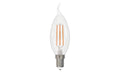 Hama LED-Filamentlampe E14, 470 lm, 2.9 W, Kerze C35, klar