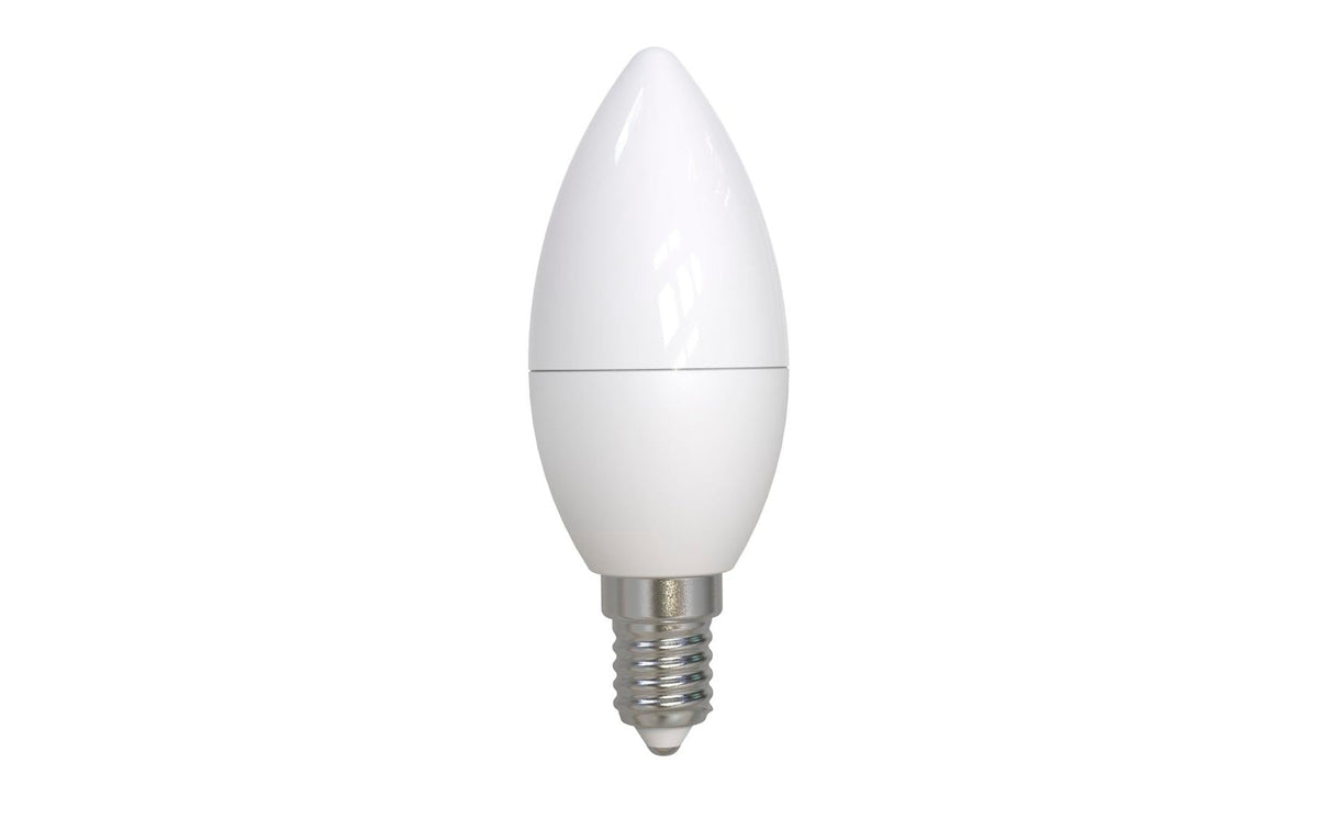 Hama LED-Lampe E14, 470lm, 40W, Kerze C37, matt, warmweiss