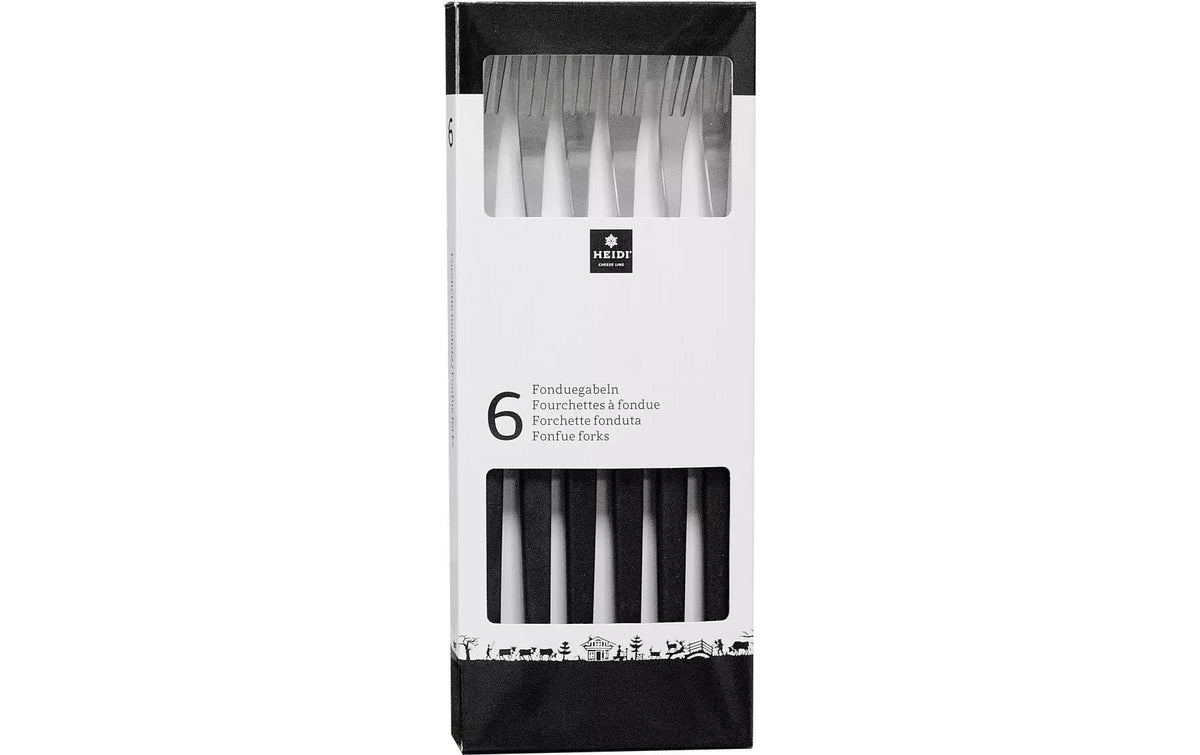 Heidi Cheese BLACK Fonduegabeln Nylon 6 Stück
