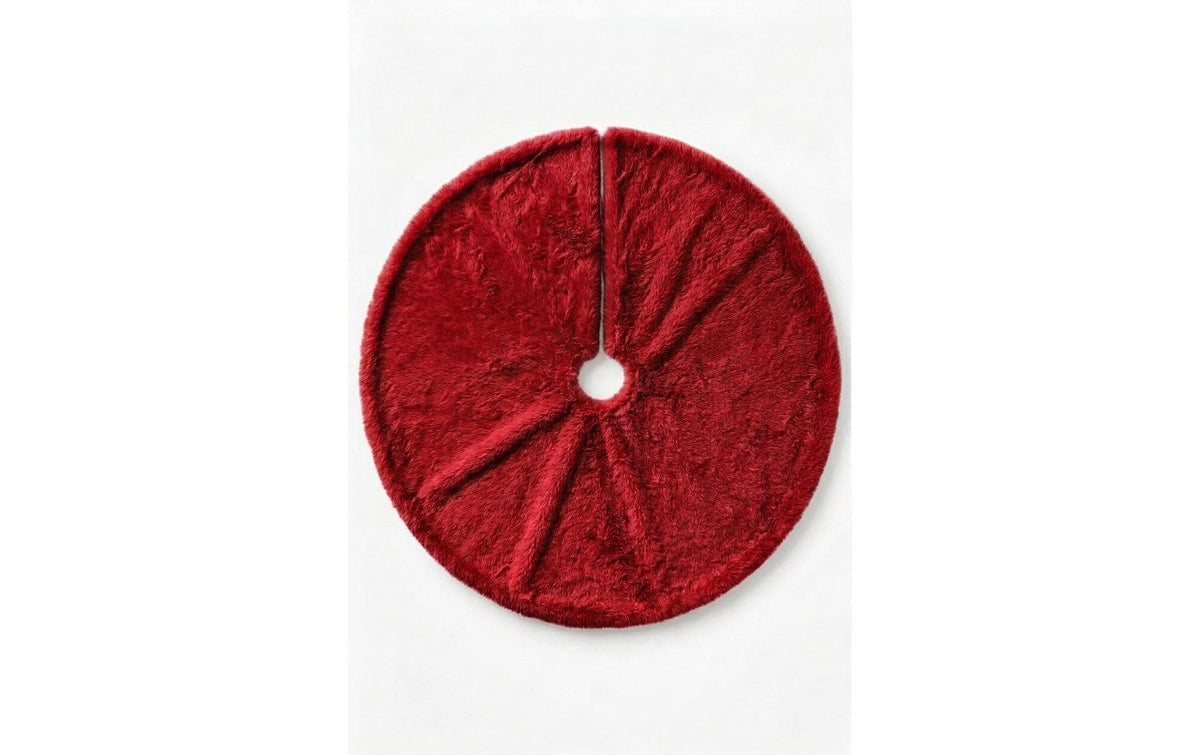Conceptum Hypnose Weichnachtsteppich rot, 150x150 cm