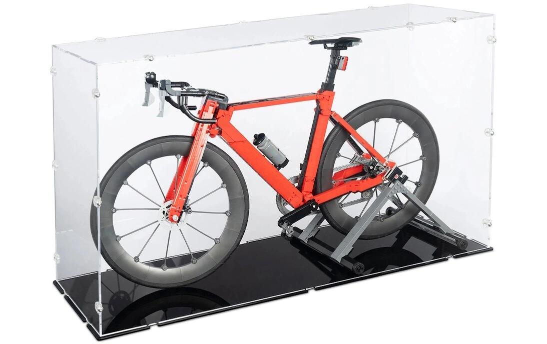 Acryl-Display LEGO 11380 Rennrad Mit schwarzem Boden