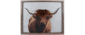 Chalet Bild auf Leinwand Highlander 50x60x2.5 cm, braun