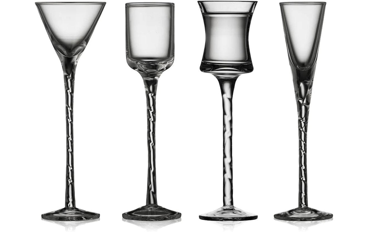 Lyngby Aquavit Nora, 4 Stück Transparent, Soda-lime glass