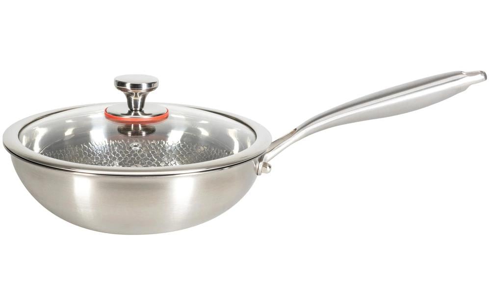 Nouvel Wok mit Deckel, Titan, Ø26 cm -