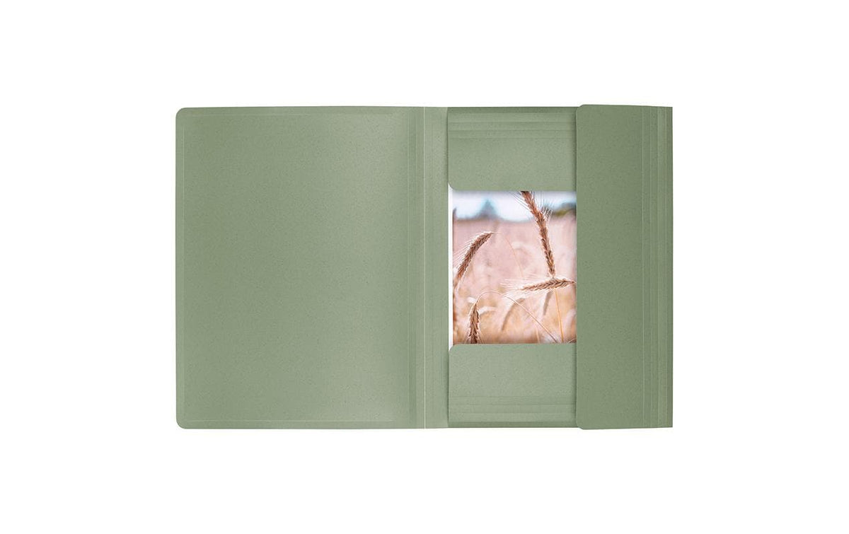 Kolma Gummizugmappe Weizenstroh A4 beige
