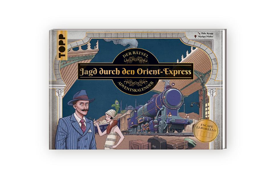 Frech Adventskalender Rätsel Jagd durch den Orient-Express