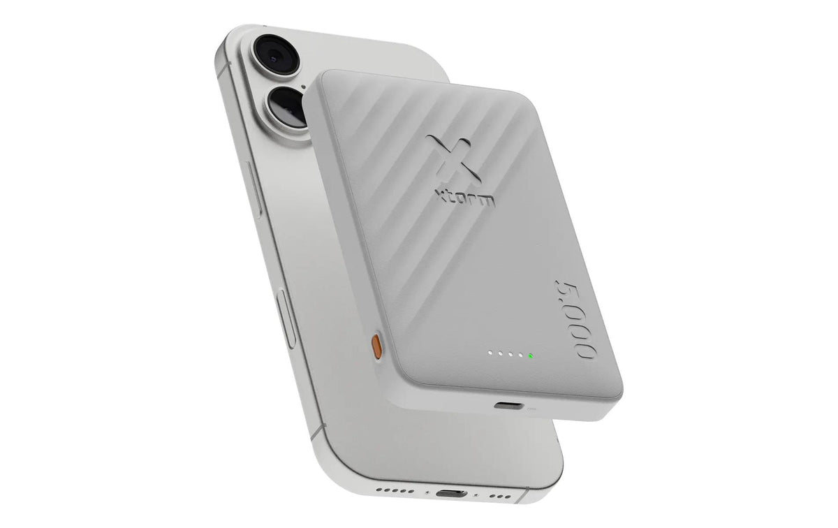 XTORM Wireless Powerbank Go2, 5000mAh 18W, 1x USB-C, weiss