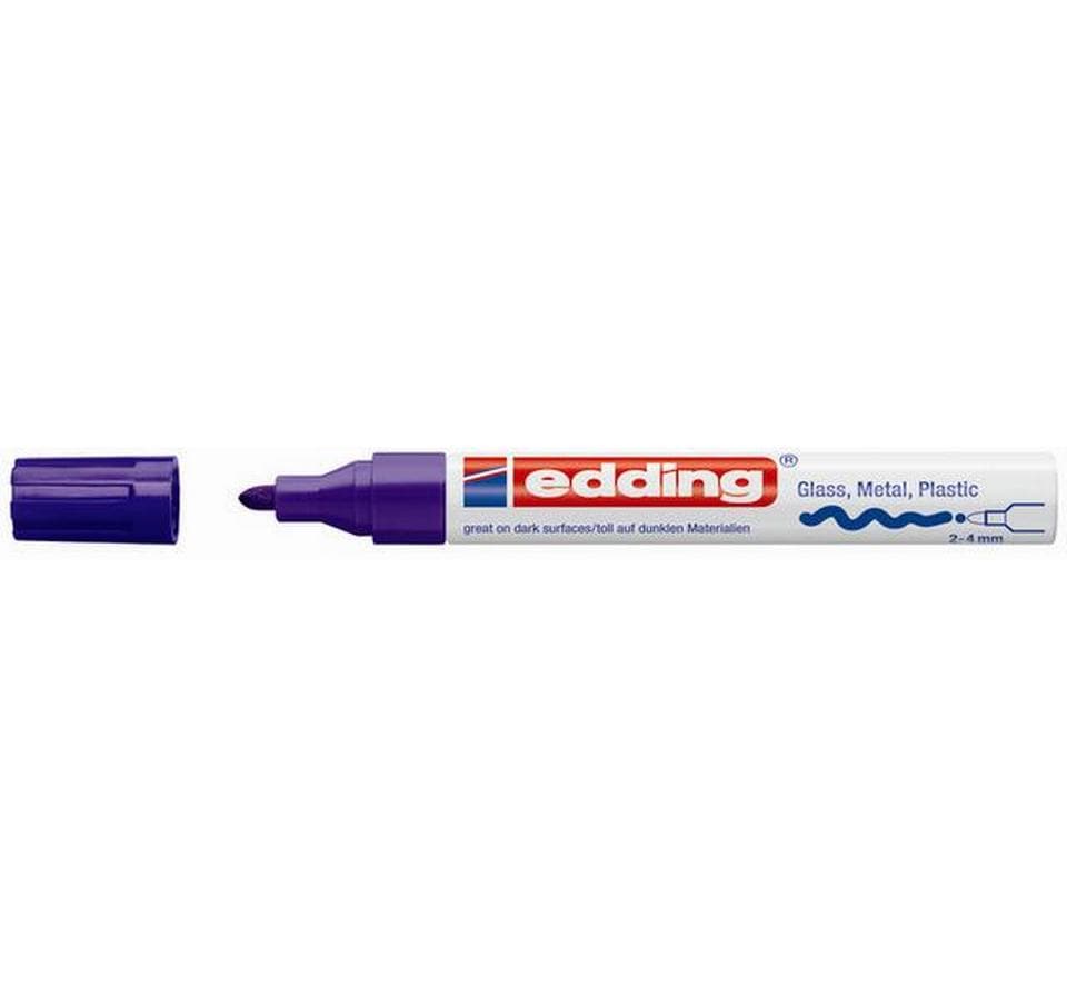 edding Lackmarker 750-CREA violett, Rundspitze 2-4mm