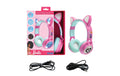 Barbie Cats ears shape kabellose Kopfhörer mit Lichtern