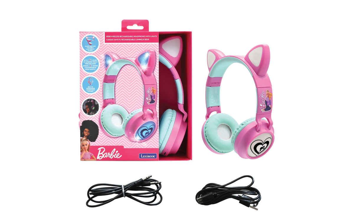 Barbie Cats ears shape kabellose Kopfhörer mit Lichtern