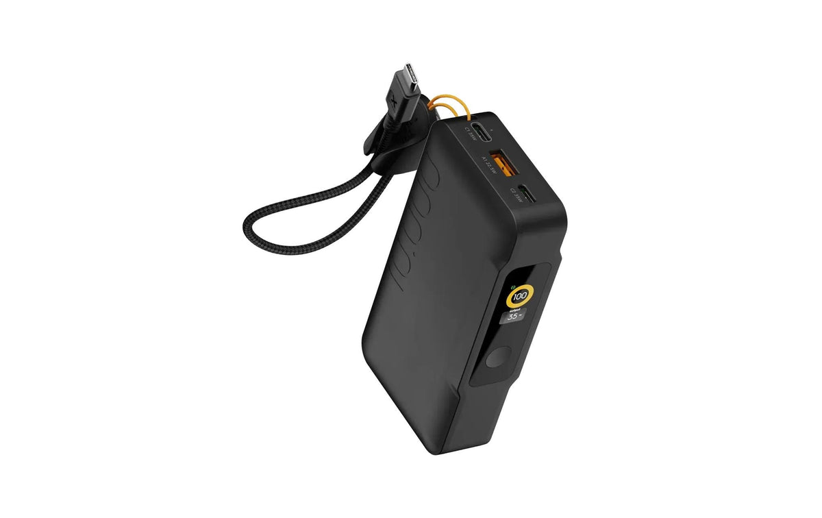 XTORM Powerbank NextGen6, 10000mAh 35W, 2x USB-C, 1x USB-A, schwarz