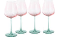 CreaTable Swirly Weinglas Set 4-tlg. Glas