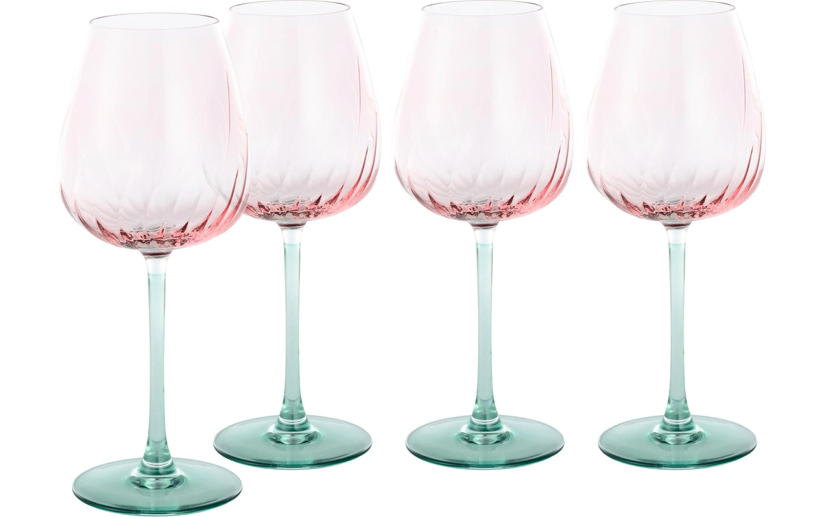 CreaTable Swirly Weinglas Set 4-tlg. Glas