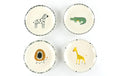 CreaTable Safari Tellerset 21 cm 4-tlg. Steinzeug