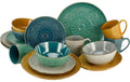 CreaTable Samarkand Bunt Kombiservice 16-tlg. Steinzeug