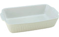 CreaTable Pastell Kitchen Creme Auflauffor m, rechteckig, 34 cm, Steinzeug