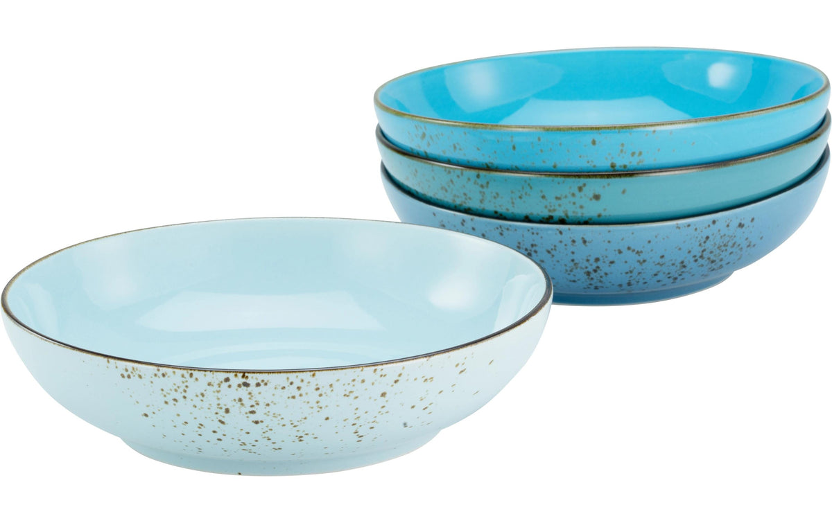 CreaTable Nature Collection Aqua Poke Bowl Set 4-tlg. Steinzeug