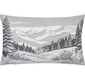 PAD Kissenhülle Winterland light grey, 30 x 50 cm