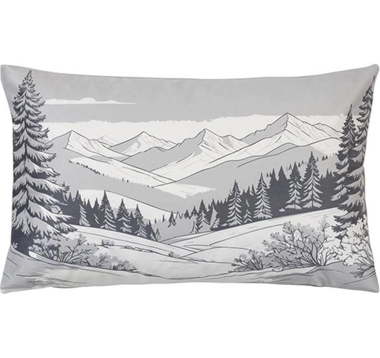 PAD Kissenhülle Winterland light grey, 30 x 50 cm
