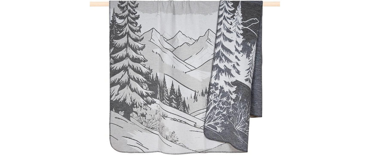 PAD Decke Winterland grey, 150 x 200 cm