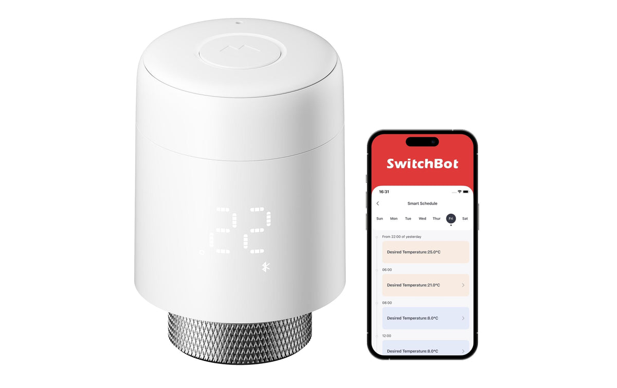 Switchbot Smartes Heizkörperthermostat Weiss