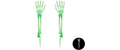 Partydeco Skelettarme leuchtend 46 cm