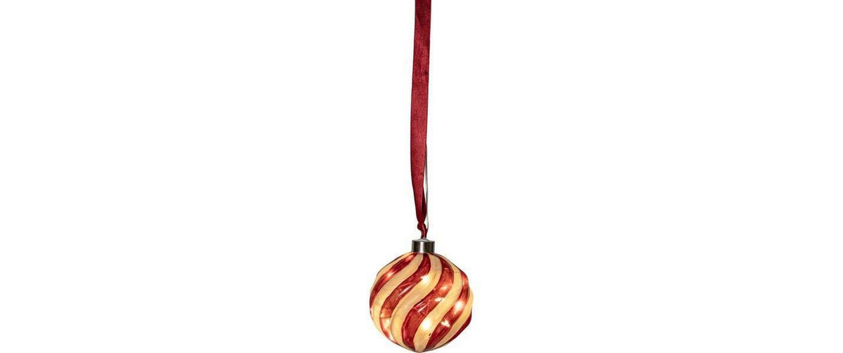 Star Trading Bauble Polka LED, Glas, IP20, Indoor