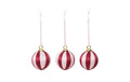 BC Joy Ornament Aufhänger Red/Pink 8 Stück