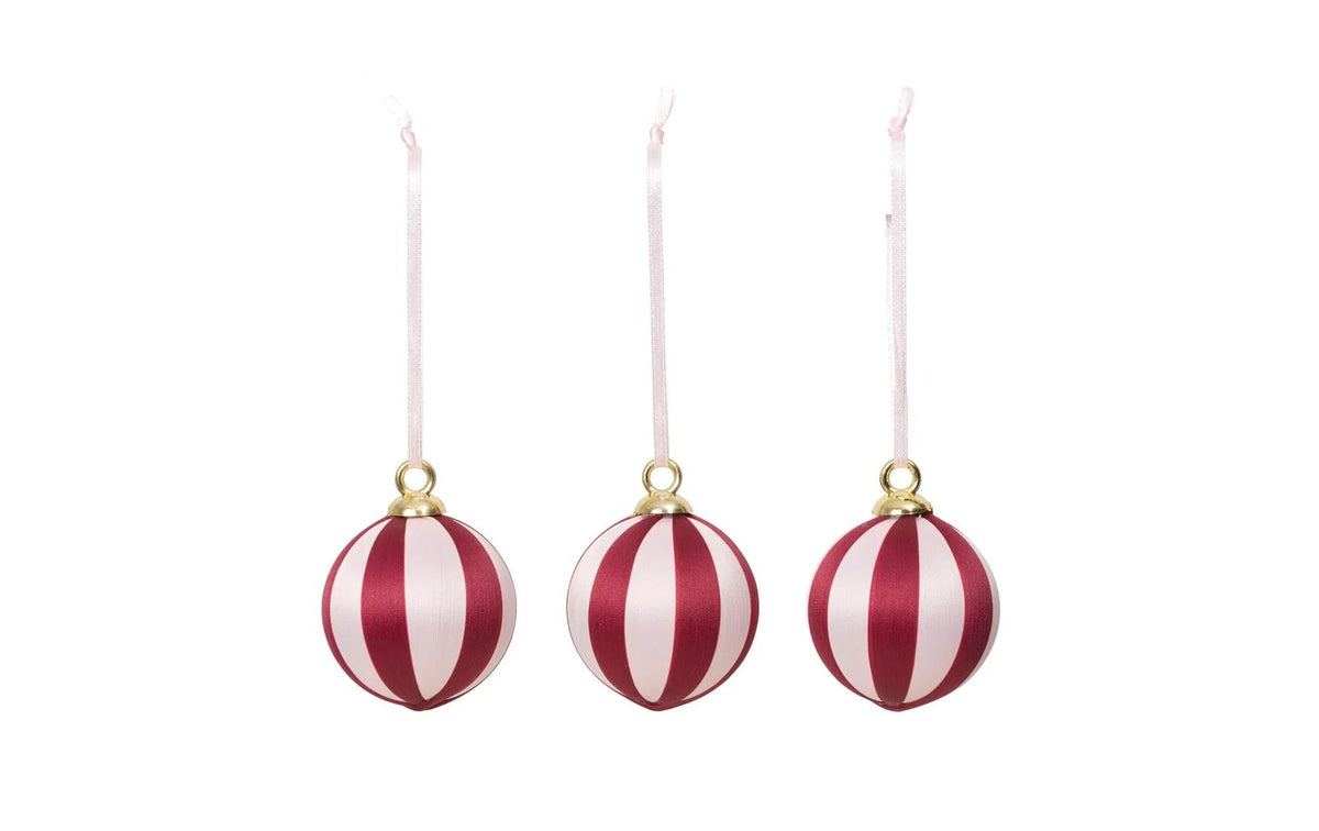 BC Joy Ornament Aufhänger Red/Pink 8 Stück