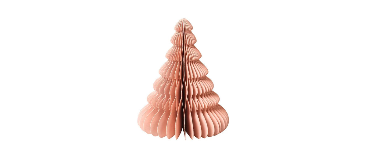 BC Honeycomb Christbaum Dusty Pink Papier 13x15cm