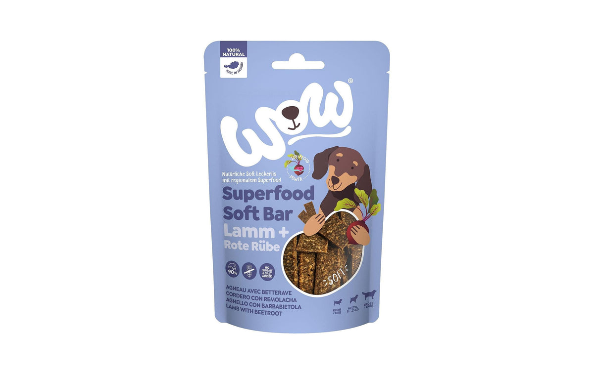 WOW Soft Bar Lamm mit Roter Rübe 150 g