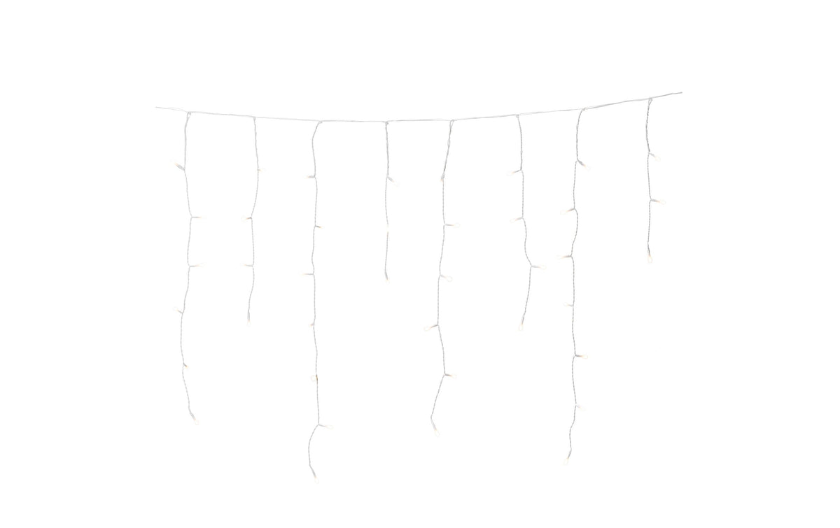 Konstsmide LED Eisregen Lichtervorhang 30V, Kabel transparent, IP55
