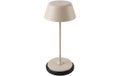 COCON Tischlampe Pawica, Sand mit Ladestation, Farbe: Sand, 1800mAh