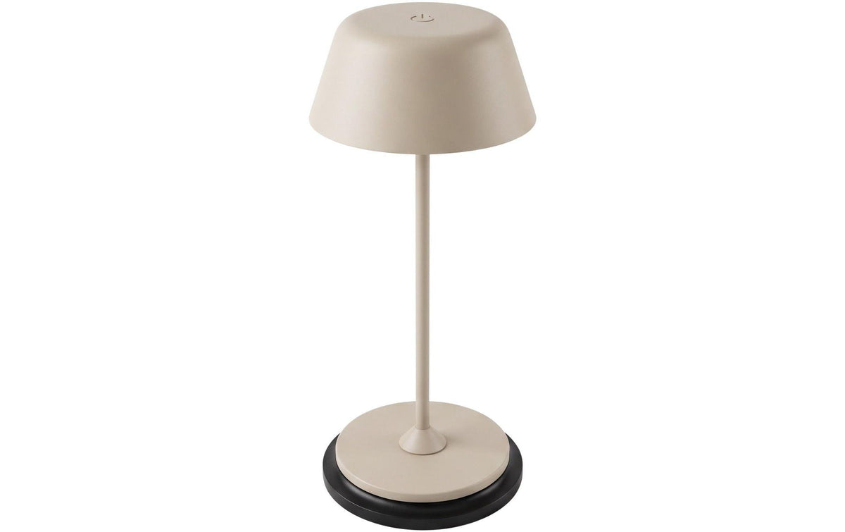 COCON Tischlampe Pawica, Sand mit Ladestation, Farbe: Sand, 1800mAh