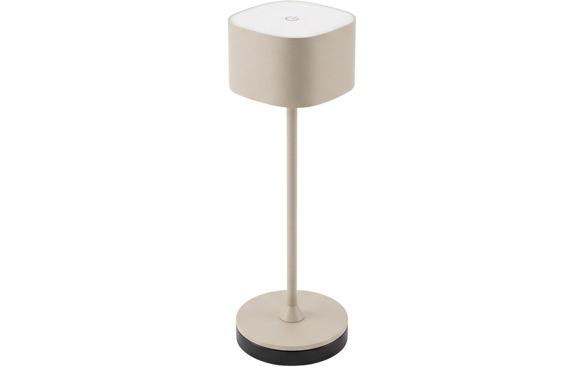 COCON Tischlampe Romantico, Sand mit Ladestation, Farbe: Sand, 1800mAh