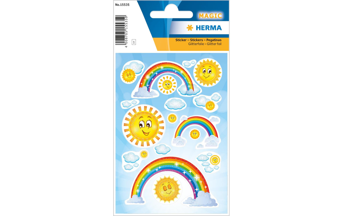HERMA Rainbow Glitterfolie