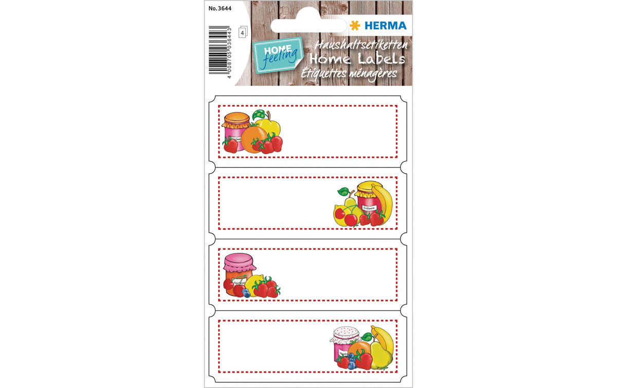 HERMA VARIO Fruchtauswahl Papier Selbstklebend