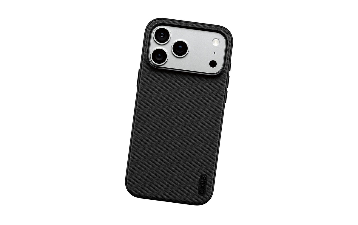 CARE Fusion Fabric Case, Black - MagSafe iPhone 18 Pro Max / 17 Pro Max