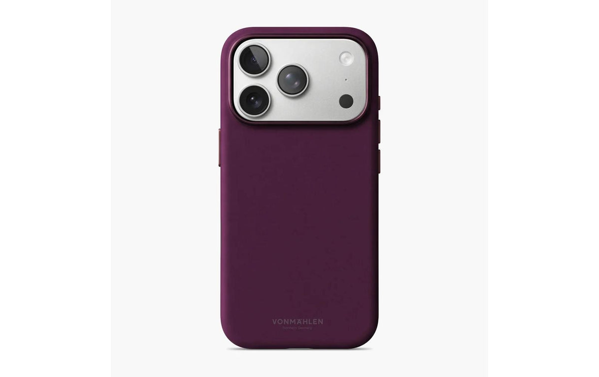 VONMÄHLEN Soft Silicone Case 2, Burgundy iPhone 18 Pro