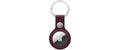 Apple AirTag Fine Woven Key Ring Burgundy