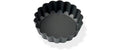 Blomsterberg Tortemform 7 cm Boden abnehmbar, Aluminimium, Grau