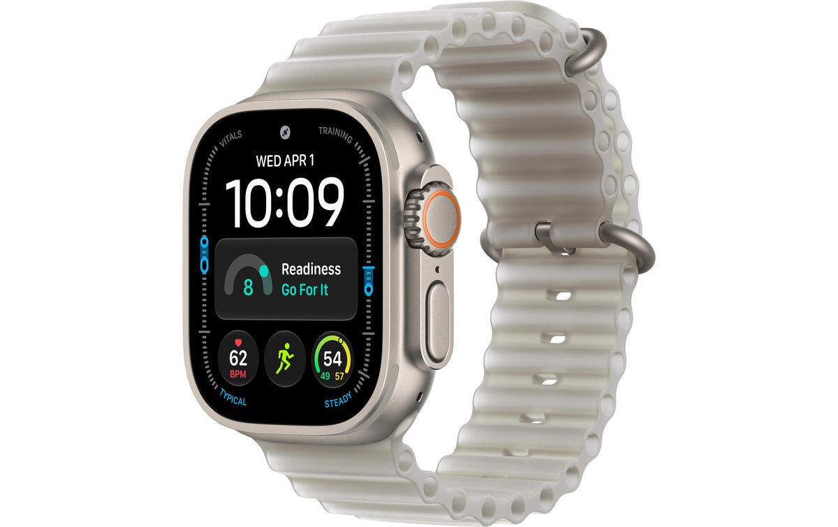 Apple Watch Ultra 4 49mm, Nature Titan, Grey Ocean Band