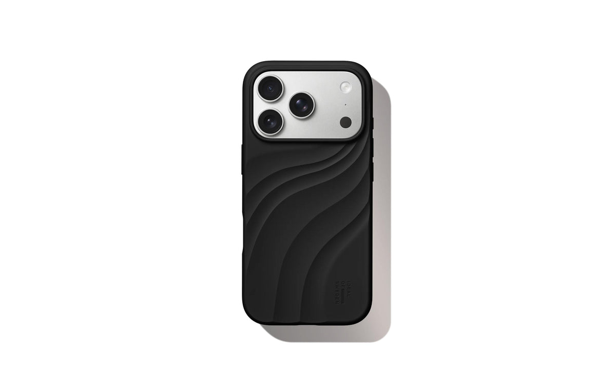 IDOS Swirl Silicone Case MagSafe IP  18/17 Pro Max Velvet Black