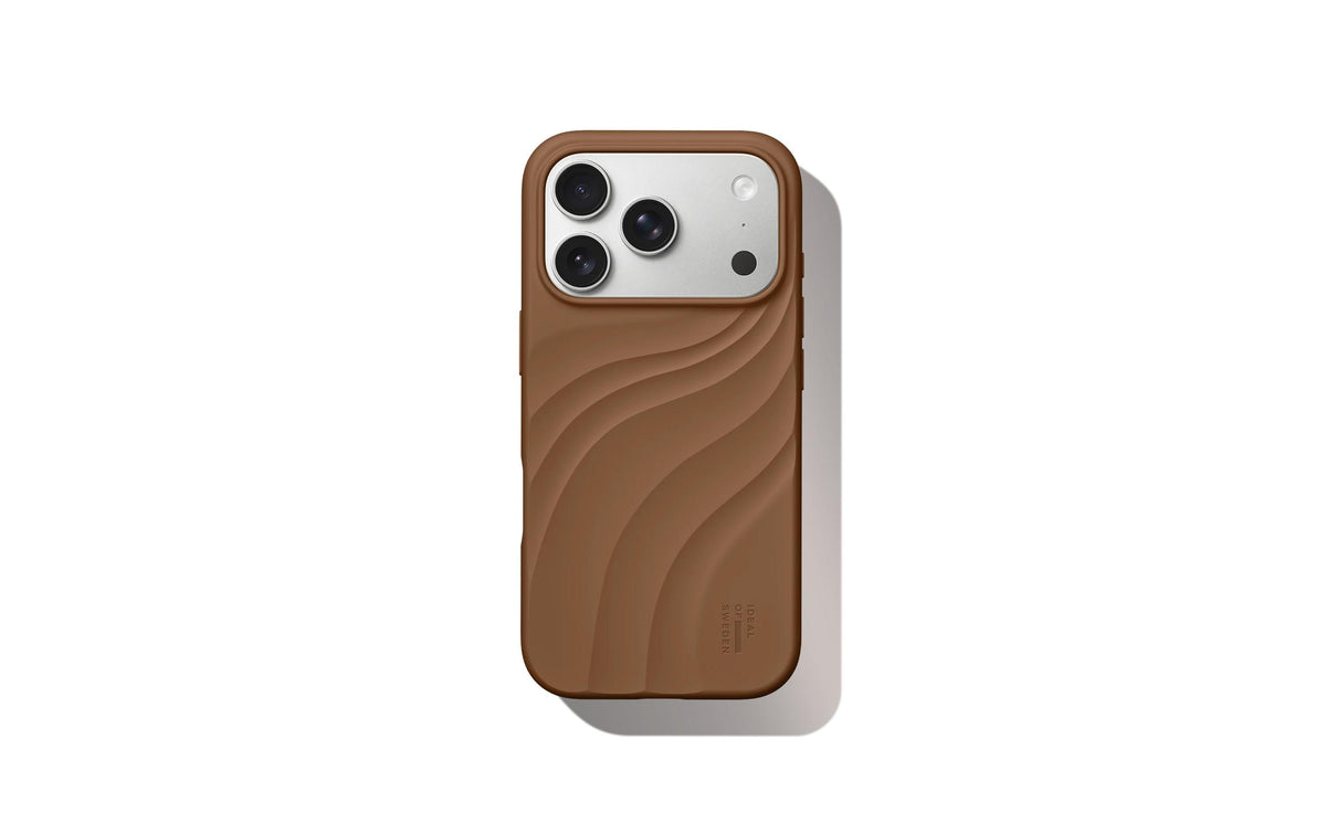 IDOS Swirl Silicone Case MagSafe IP  18/17 Pro Max Salted Caramel