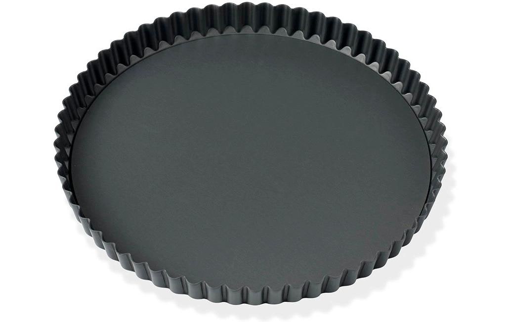 Blomsterberg Tortemform 25 cm Boden abnehmbar, Aluminimium, Grau