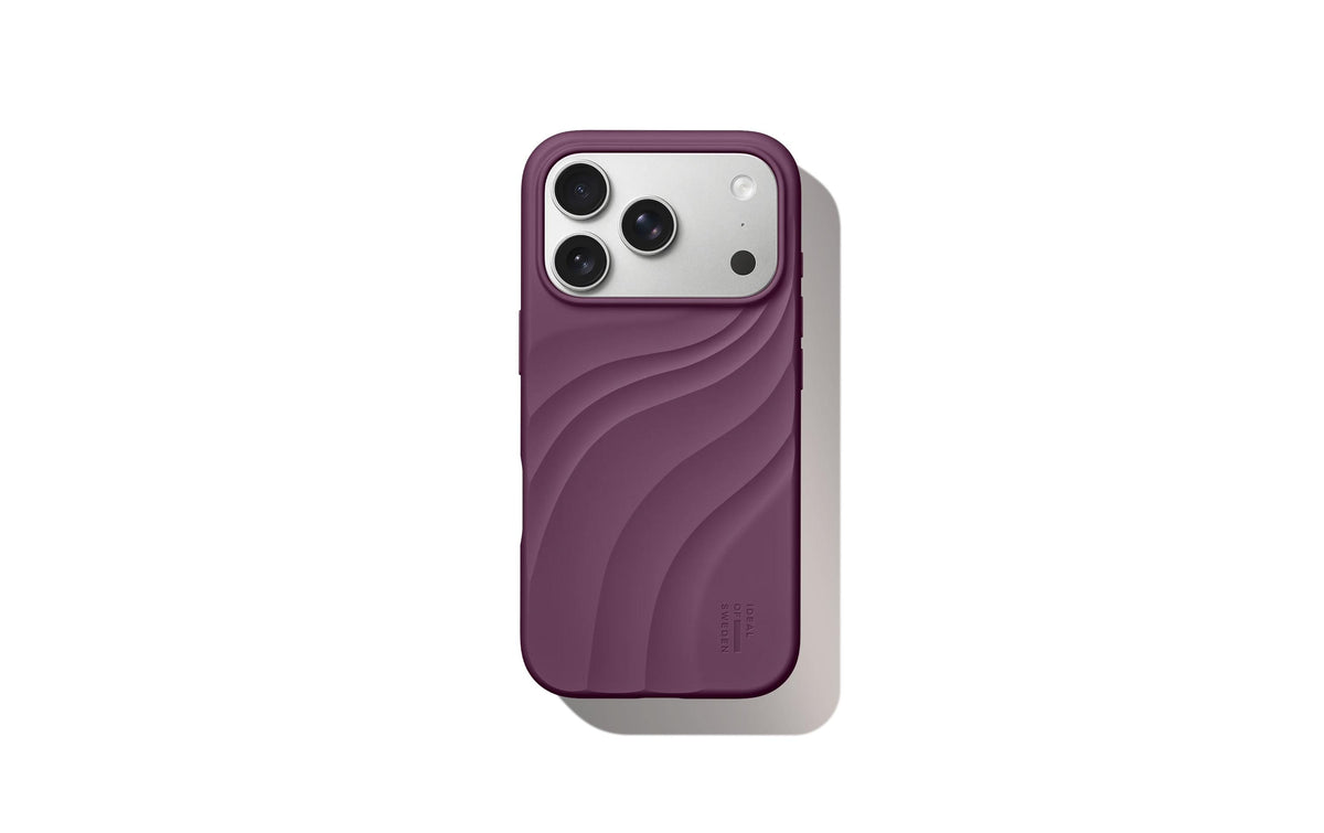 IDOS Swirl Silicone Case MagSafe IP  18/17 Pro Velvet Plum