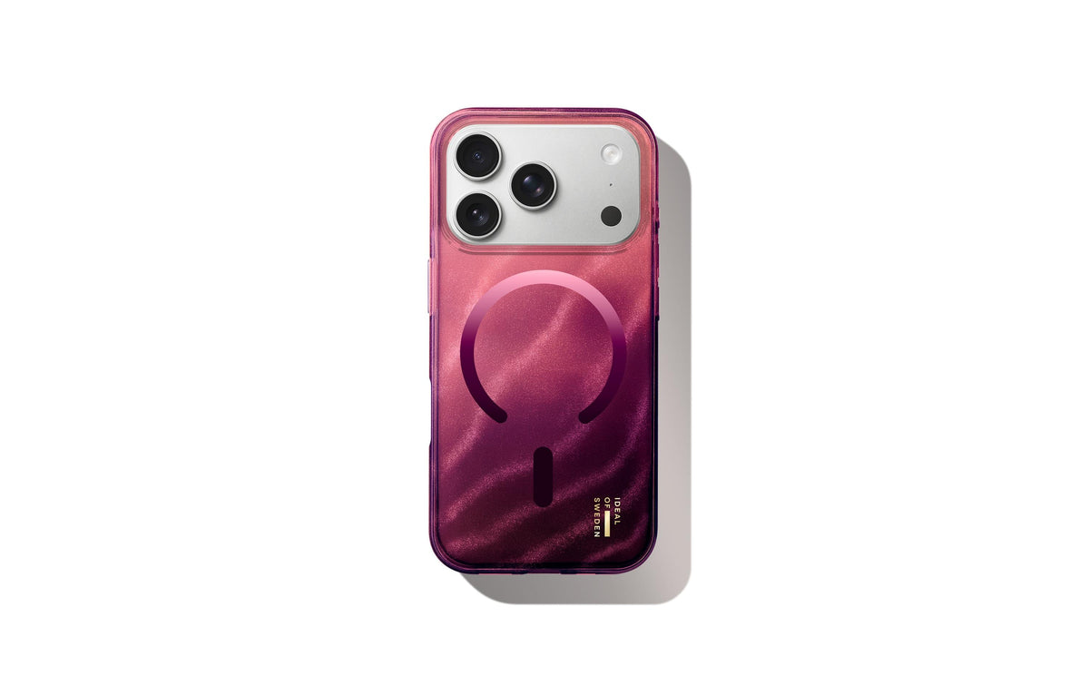 IDOS Clear Case MagSafe IP  18/17 Pro Cherry Lacquer