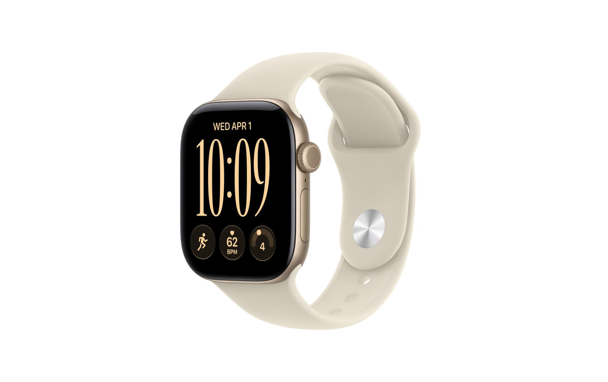 Apple Watch Series 12 42mm, CEL, Gold Alu, Sand SP Band S/M